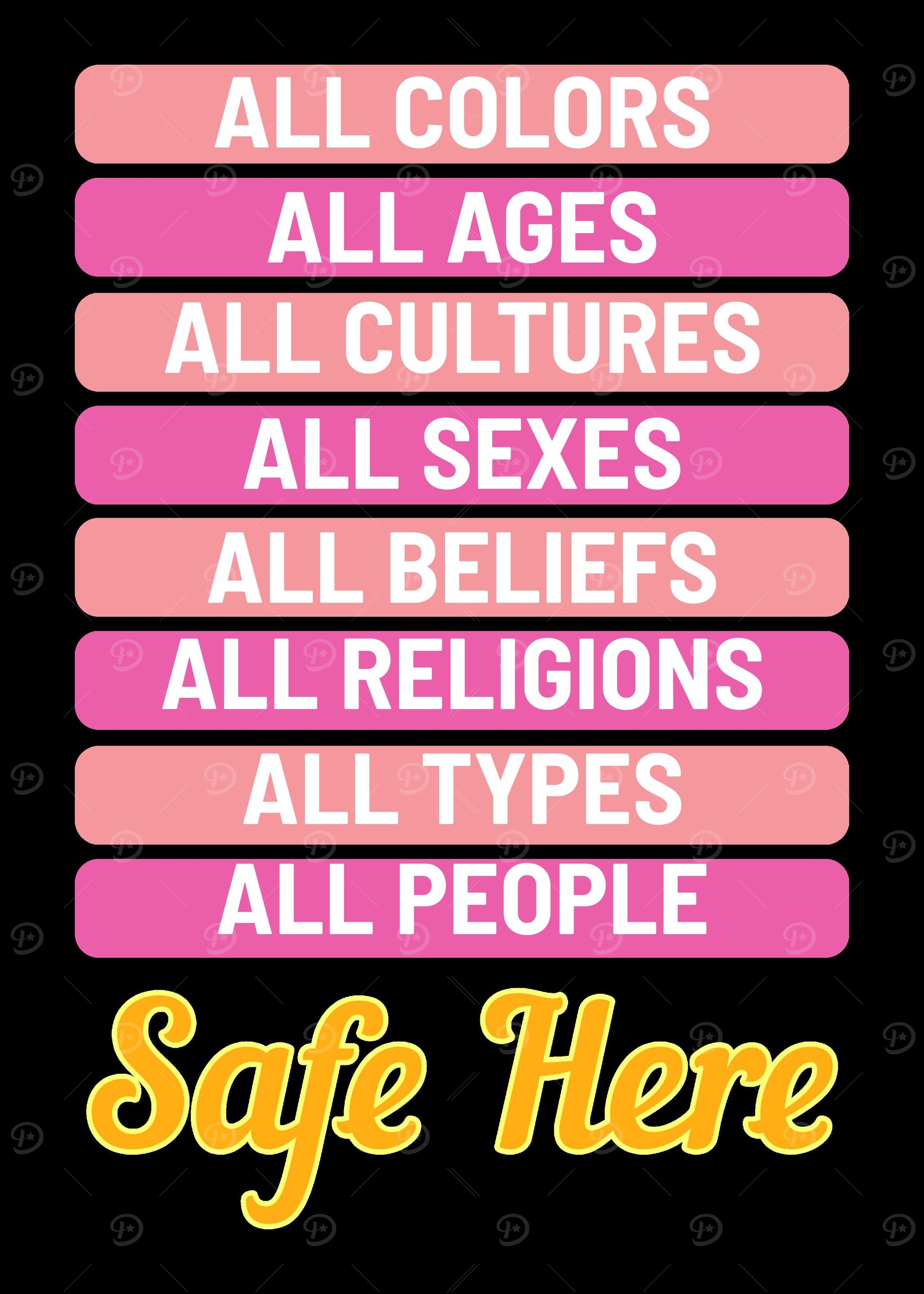 Equality Selflove Safety H