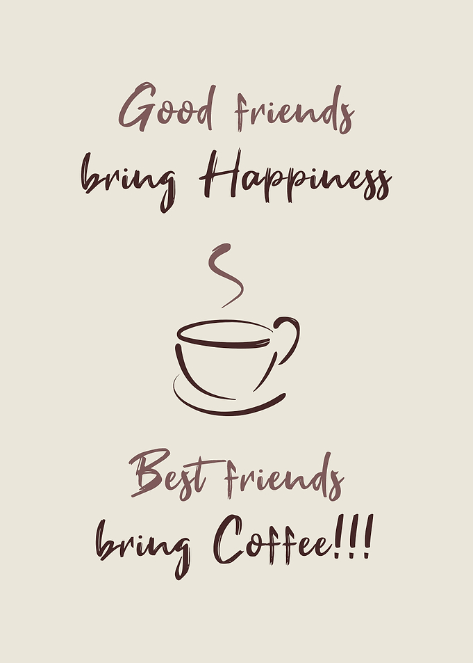 Good friends give happines