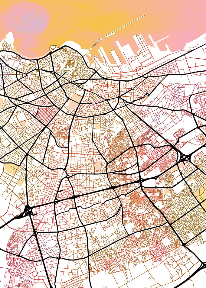 Casablanca Street Map