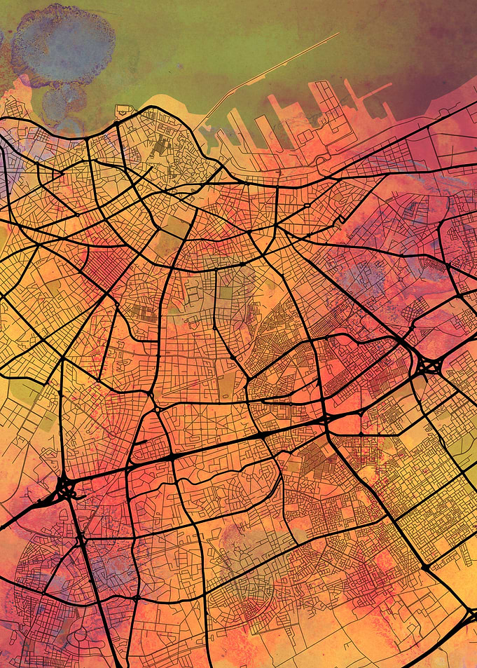 Casablanca Street Map