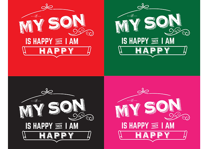 my son is happy