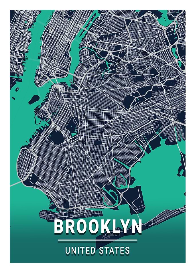Brooklyn Blue Dark Color
