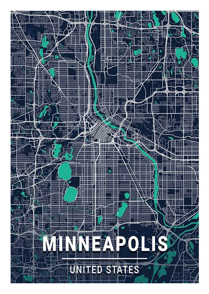 Minneapolis Blue Dark