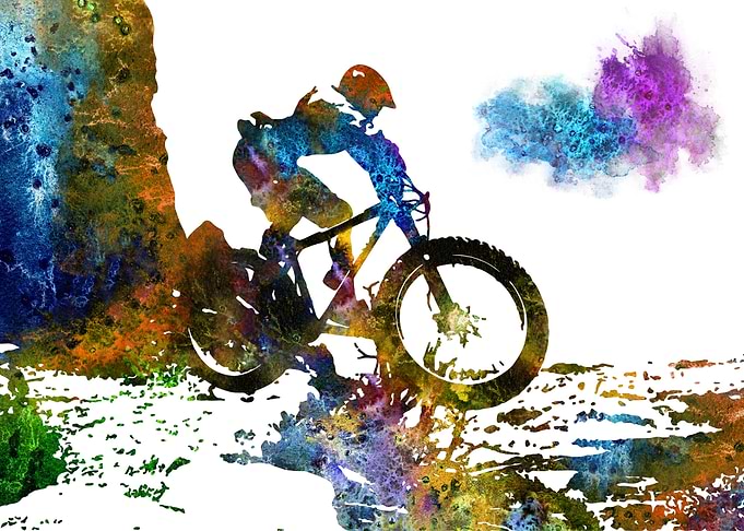 Mountain biking