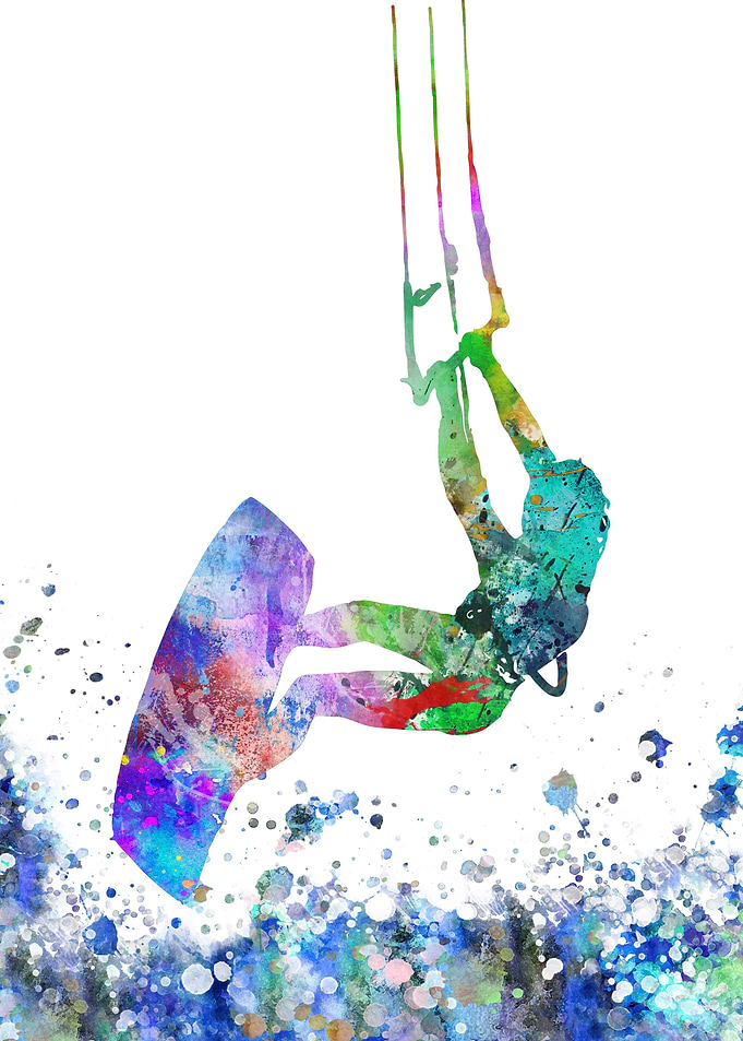 Kitesurfing