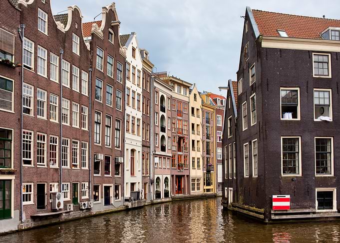 Canal Houses In Amsterdam