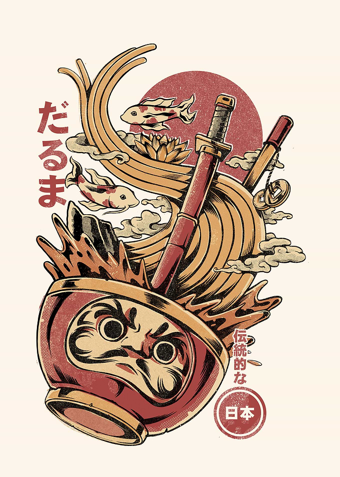 Black Daruma
