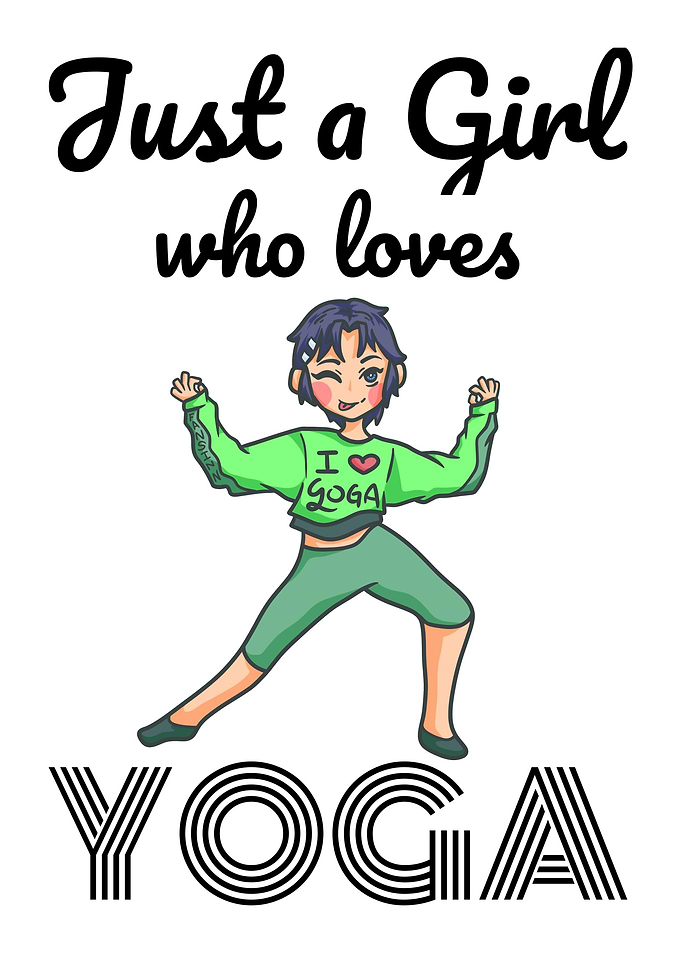Yoga Sports Love girl woma