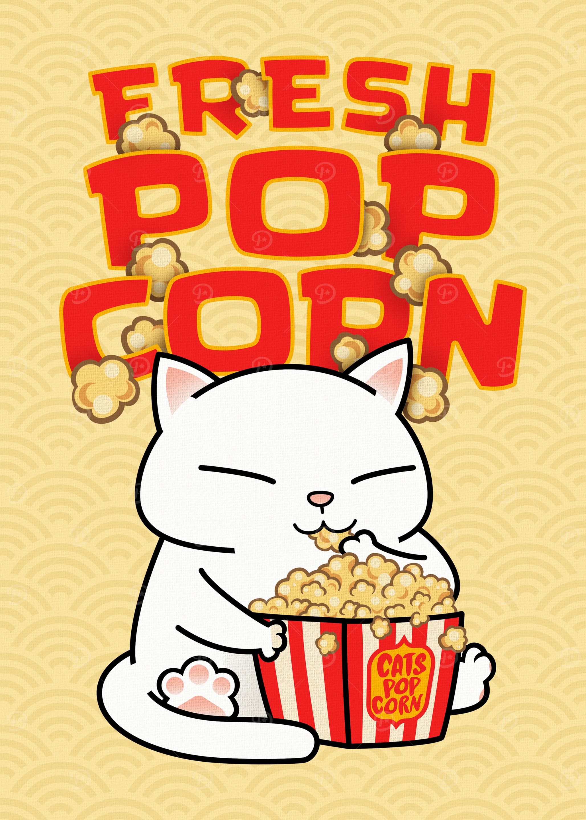 Chubby Cat Popcorn