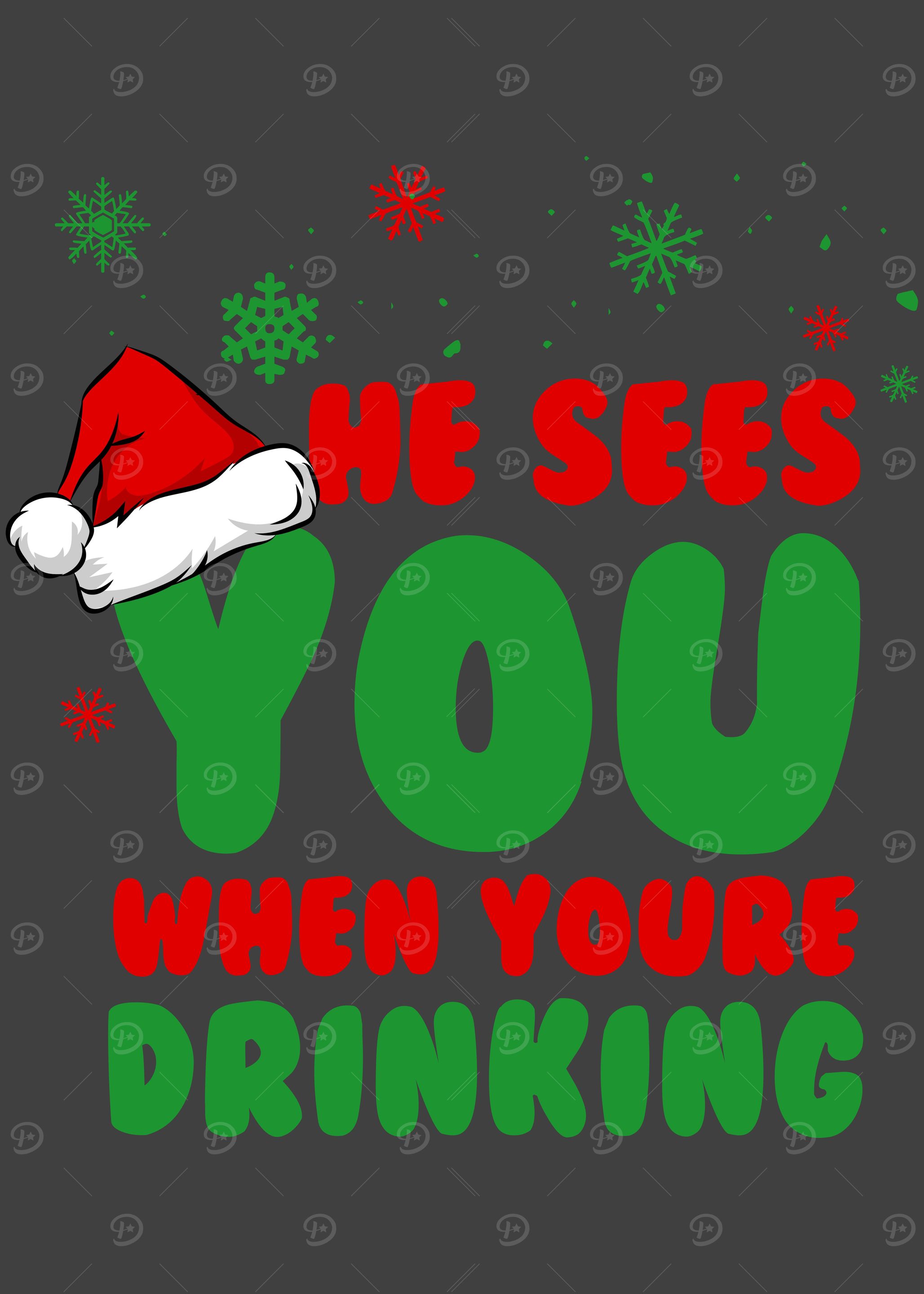 Santa see you to drink
