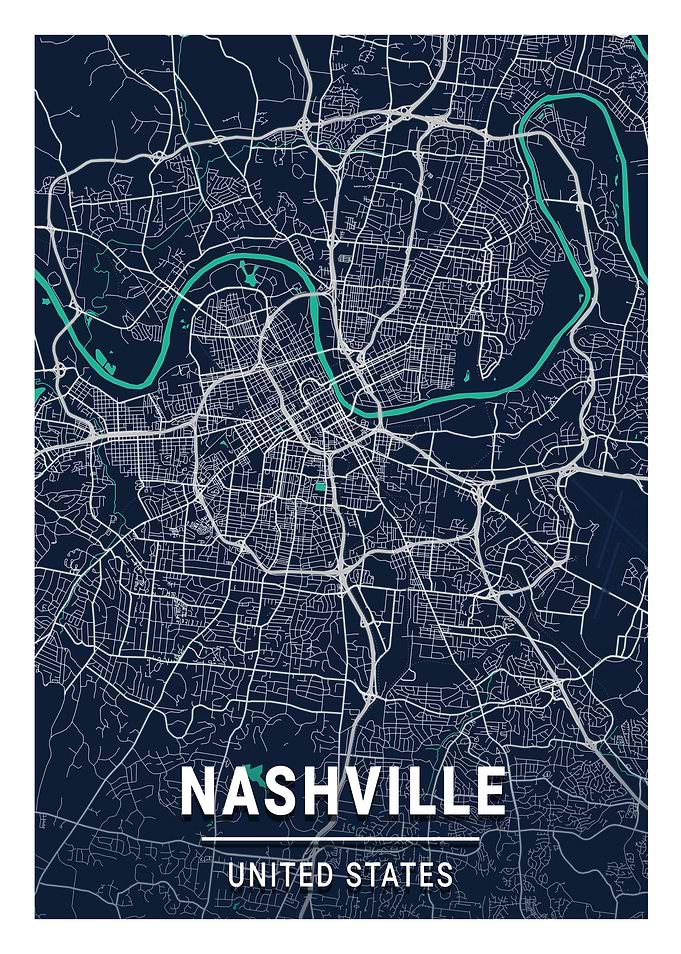 Nashville Blue Dark Color