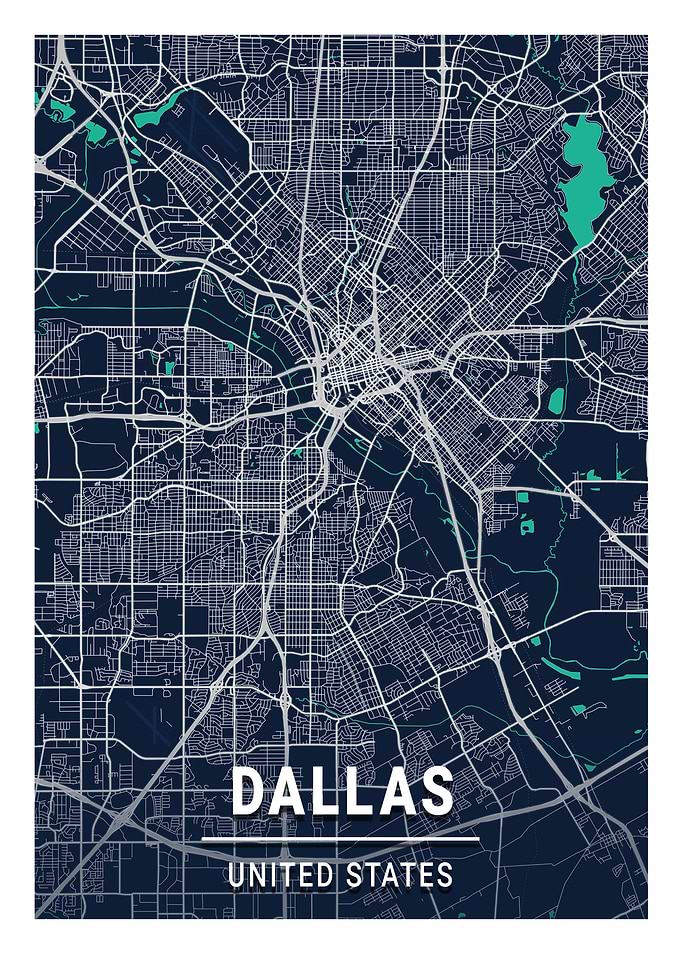 Dallas Blue Dark Color