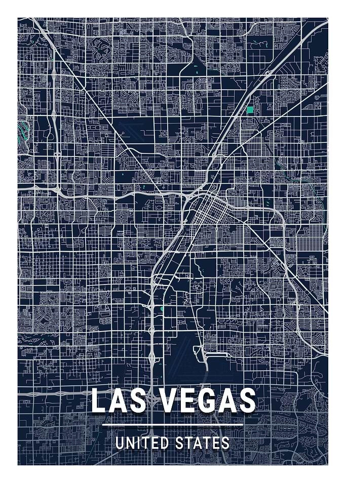Las Vegas Blue Dark Color