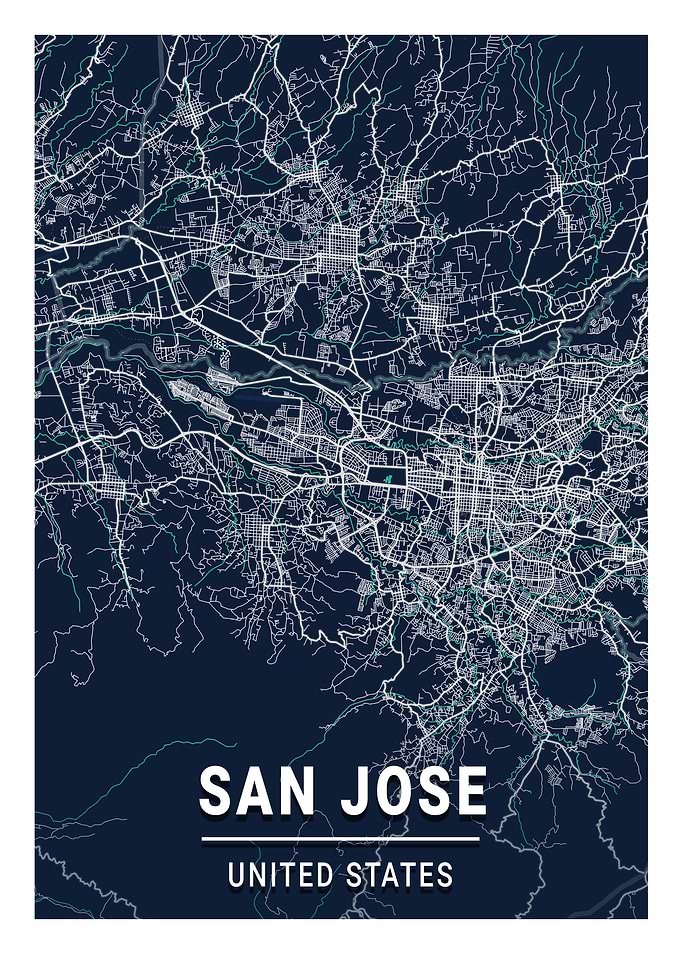 San Jose Blue Dark Color
