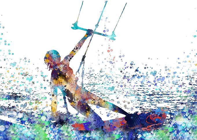 Kitesurfing