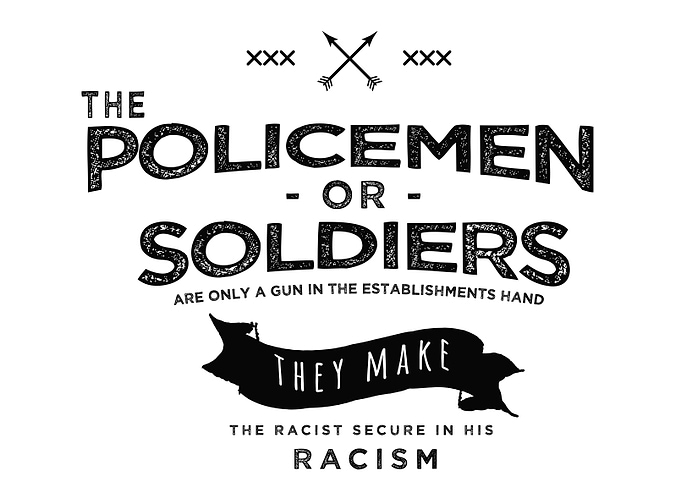 the policemen or soldiers