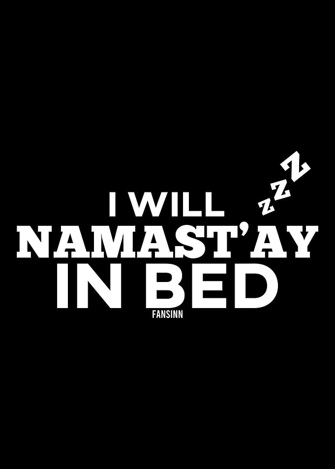 Sleeping tired lazy yoga