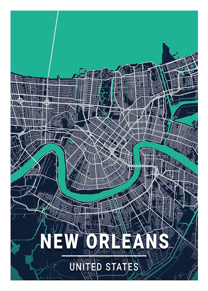 New Orleans Blue Dark