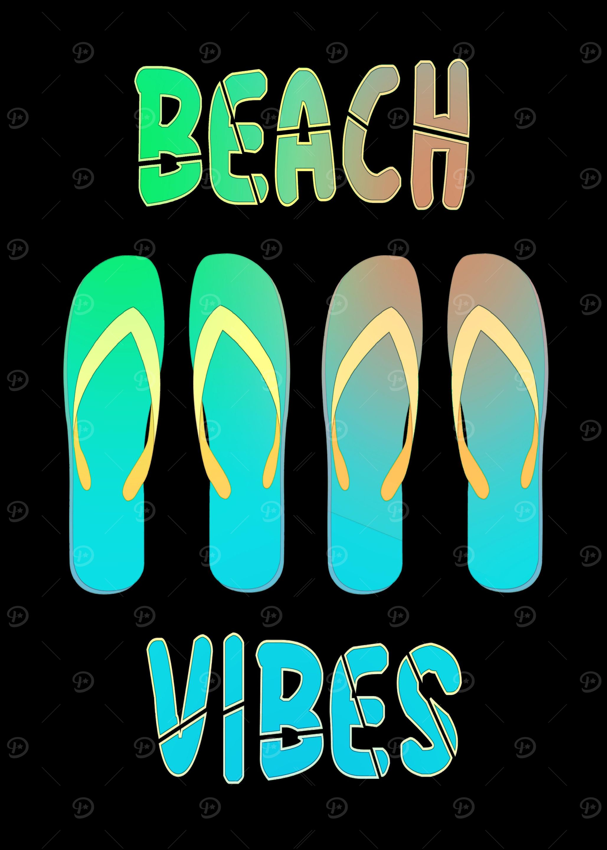 Beach Vibes Shoe Sun