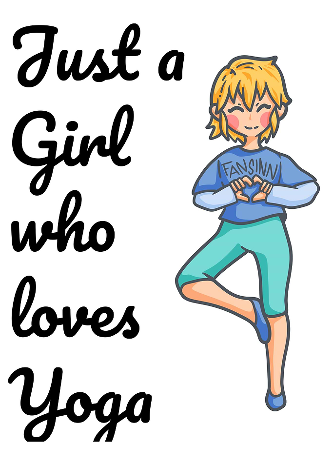 Yoga Sports Love girl woma