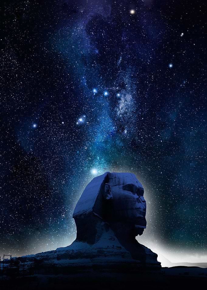 Night great Sphynx
