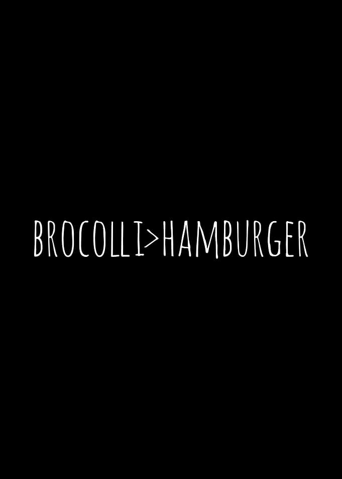 Broccoli Hamburger Vegan V