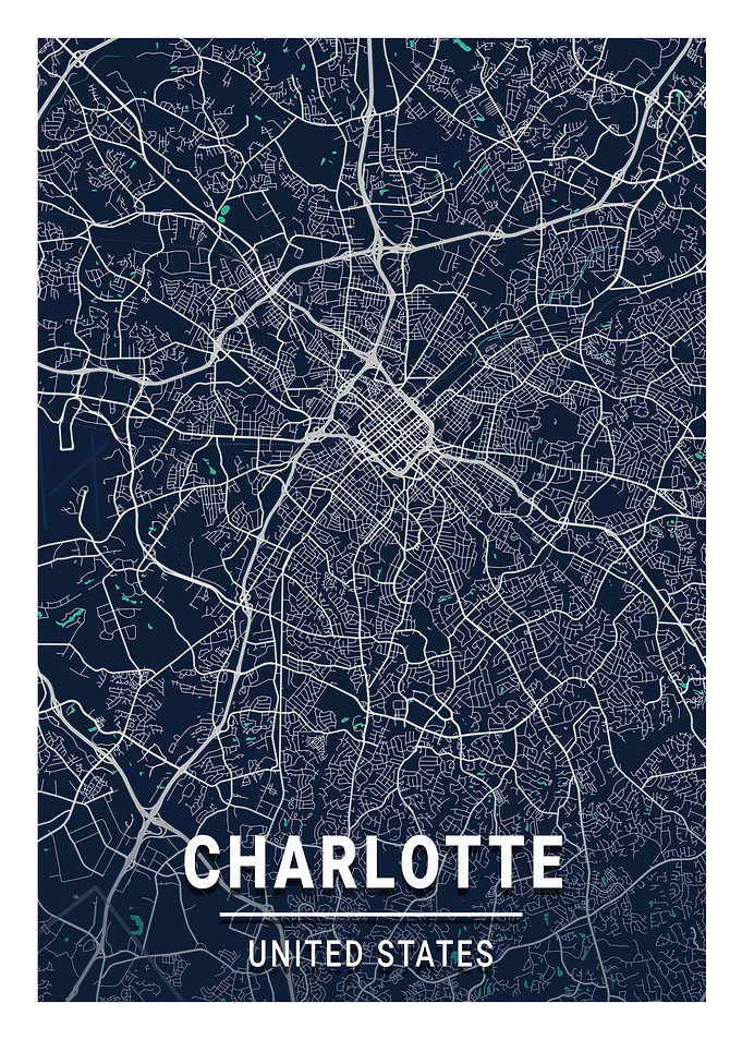 Charlotte Blue Dark Color
