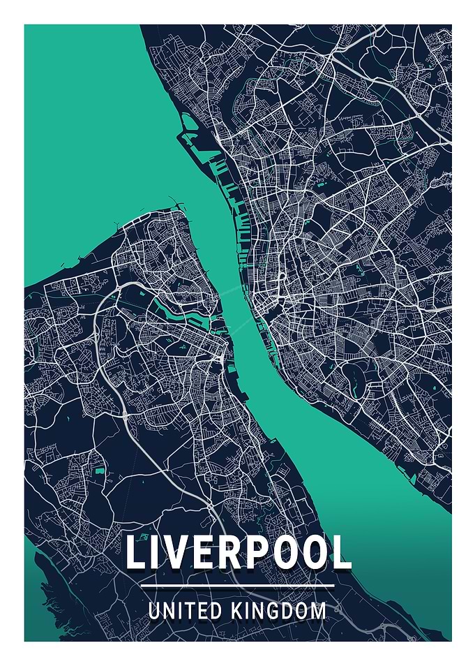 Liverpool Blue Dark Color