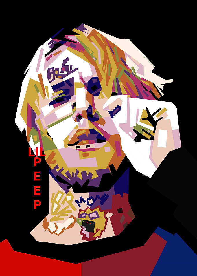Lil Peep Pop Art
