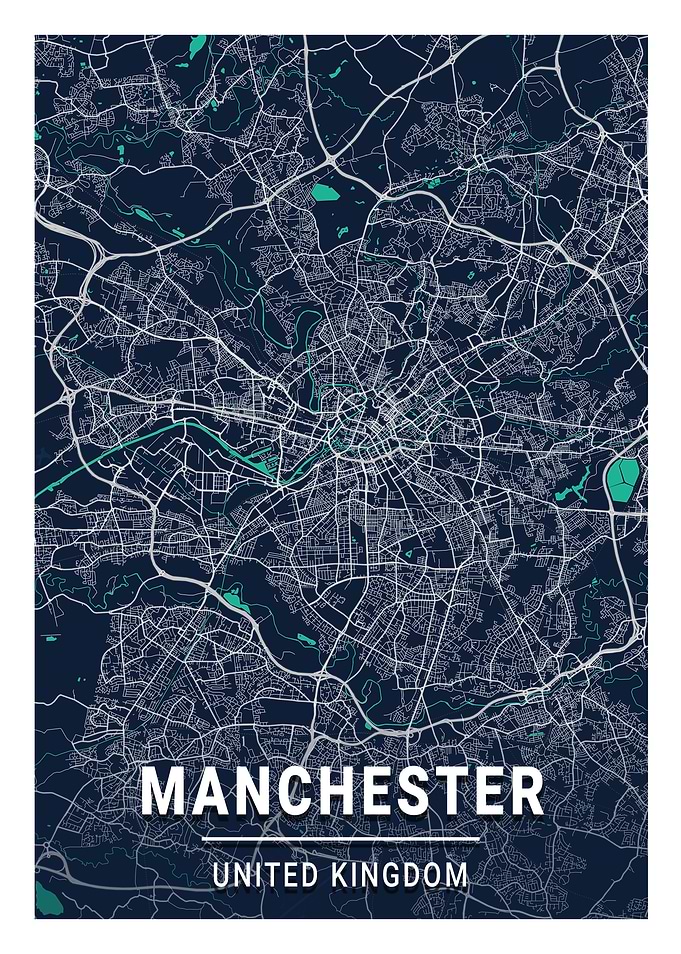 Manchester Blue Dark Color