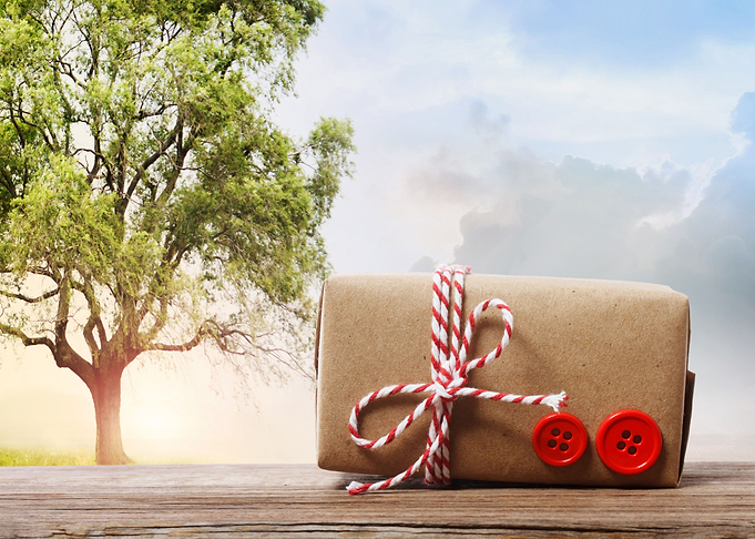 Box Gift Present Rustic Ha