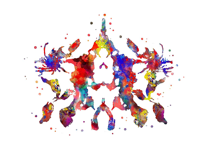 Rorschach card 10