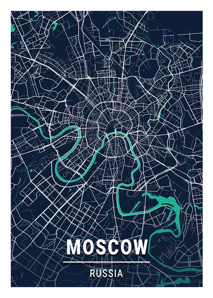 Moscow Blue Dark Color