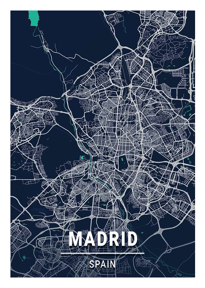 Madrid Blue Dark Color