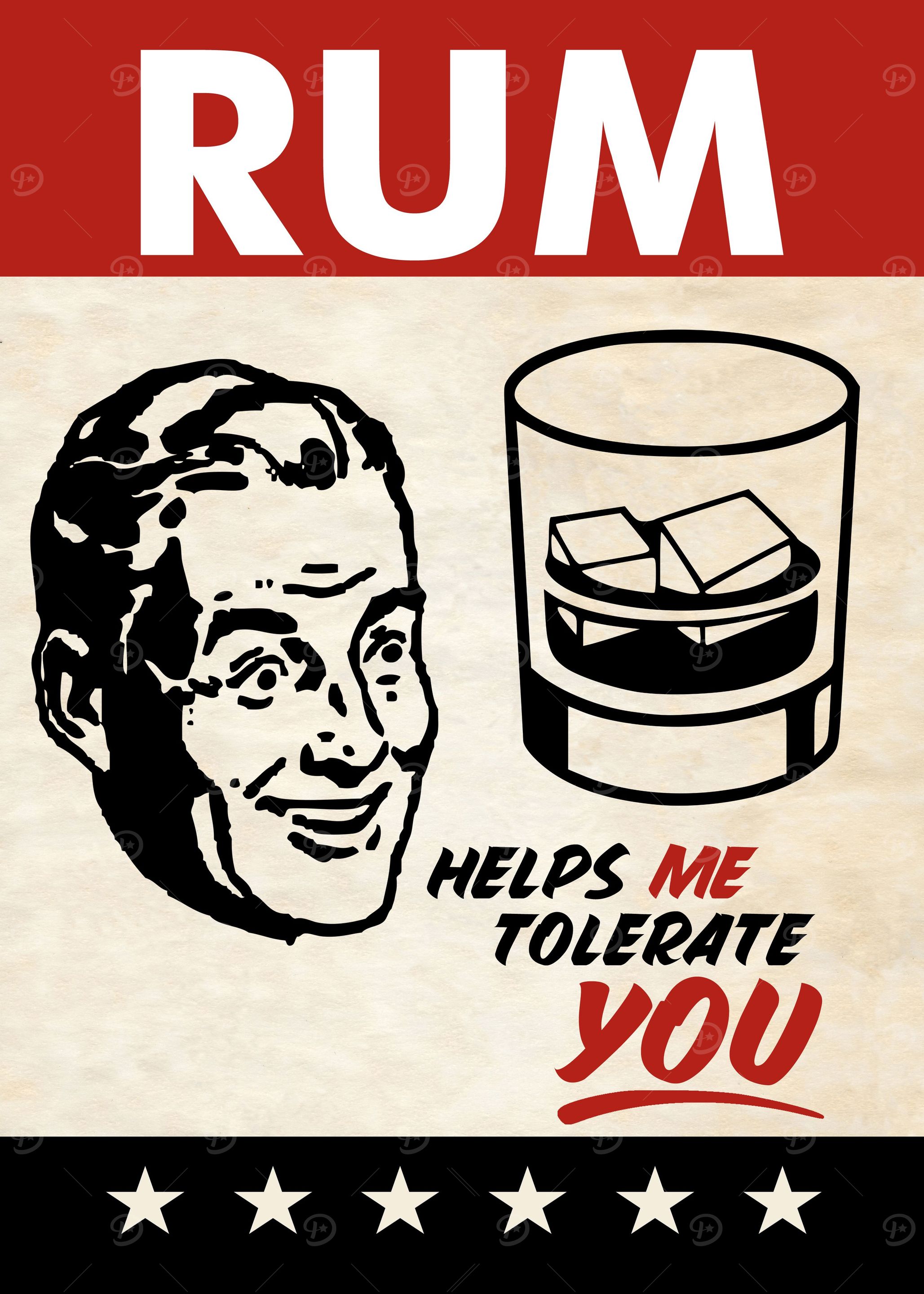 RUM TOLERATE MAN