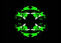 Dark Green Ice Sphere