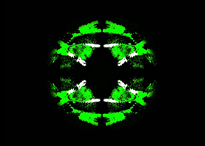 Dark Green Ice Sphere