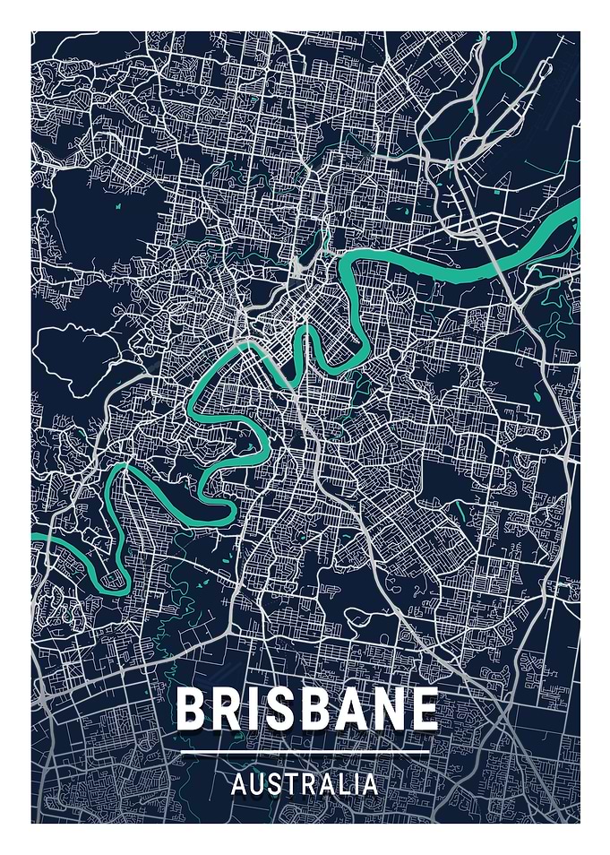 Brisbane Blue Dark Color