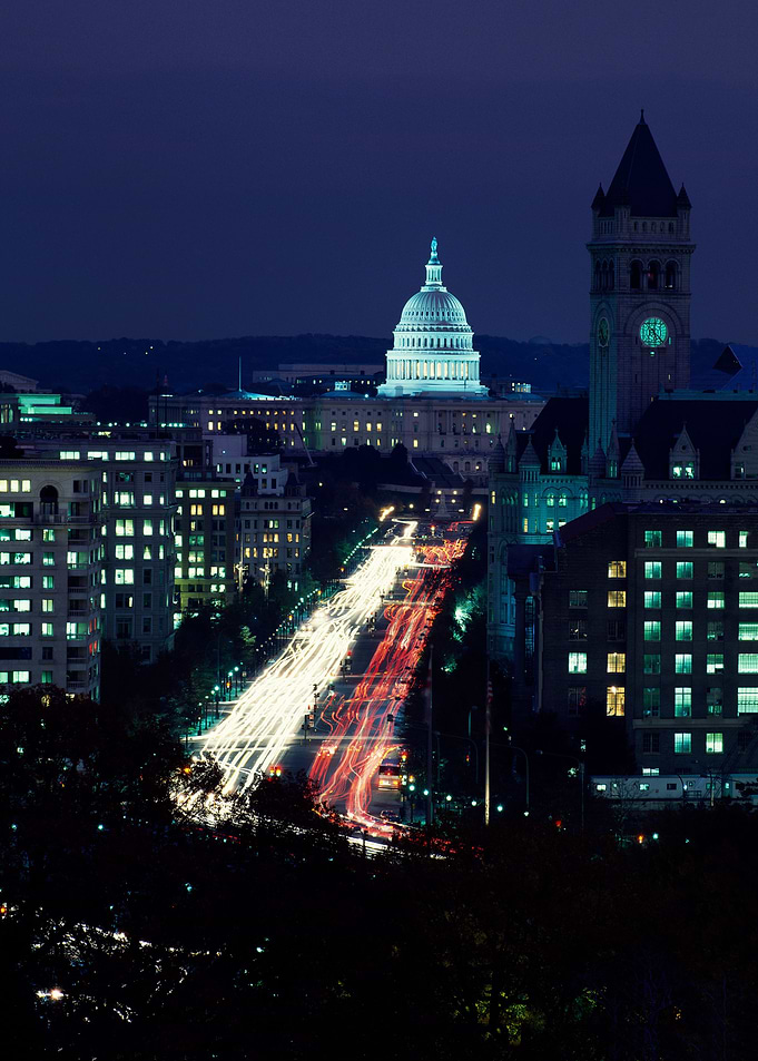 Dusk view of Pennsylvania