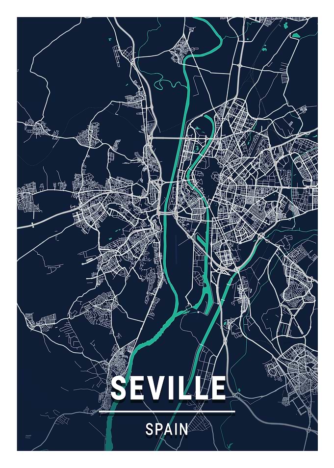 Seville Blue Dark Color