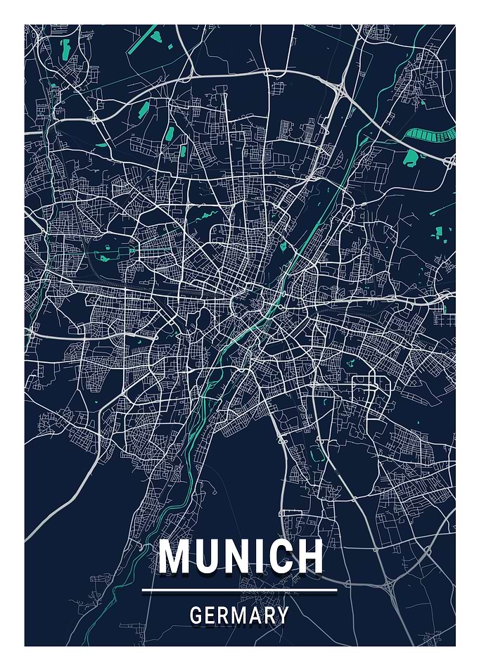 Munich Blue Dark Color