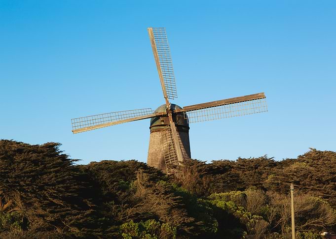 Dutch style windmill