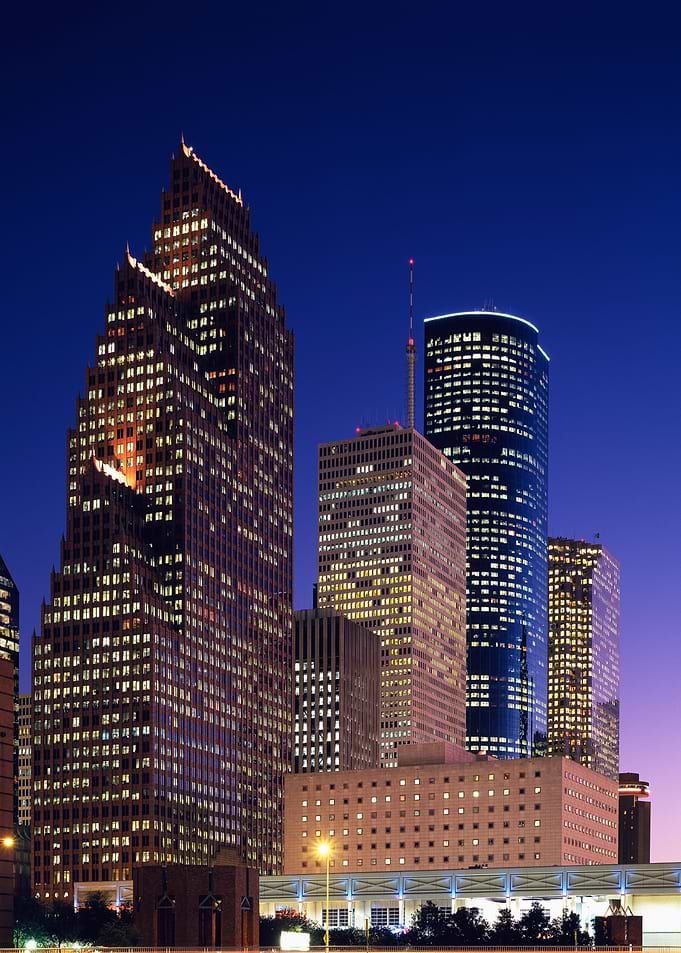 City of Houston by Night