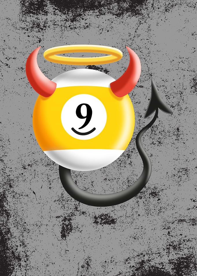 Billiard 9Ball Devil Angel