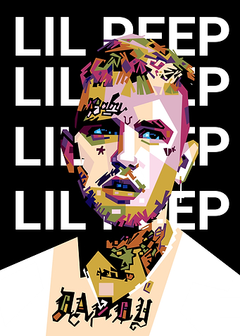 Lil Peep Pop Art