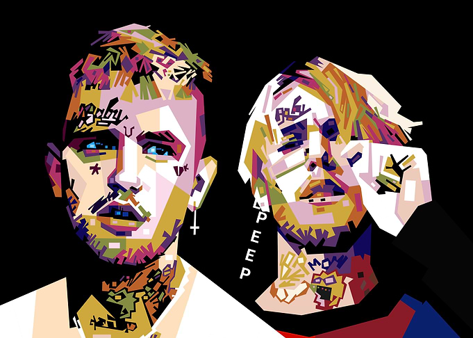 Lil Peep Pop Art