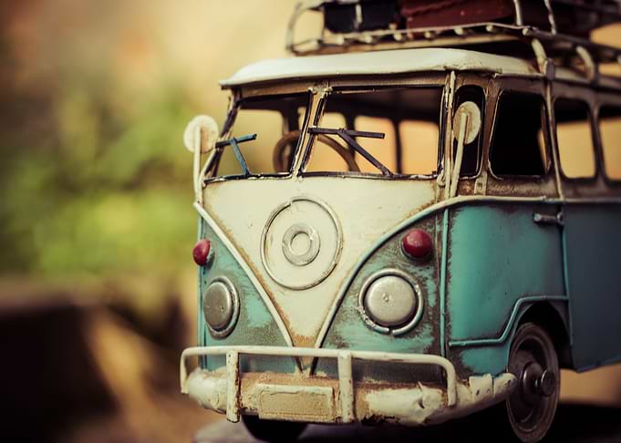 Blue van
