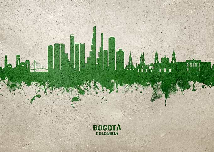 Bogota Skyline Colombia