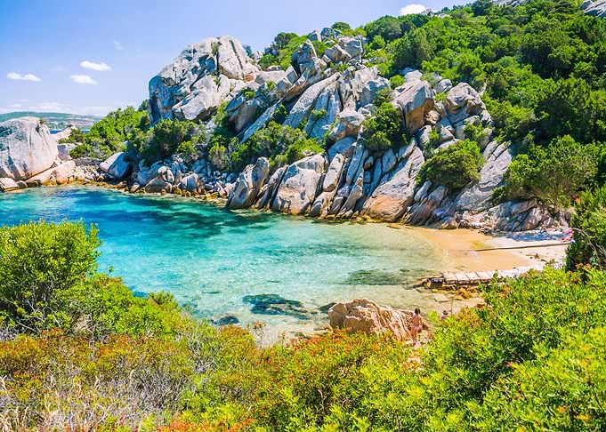 Cute Bay Surrounded By San