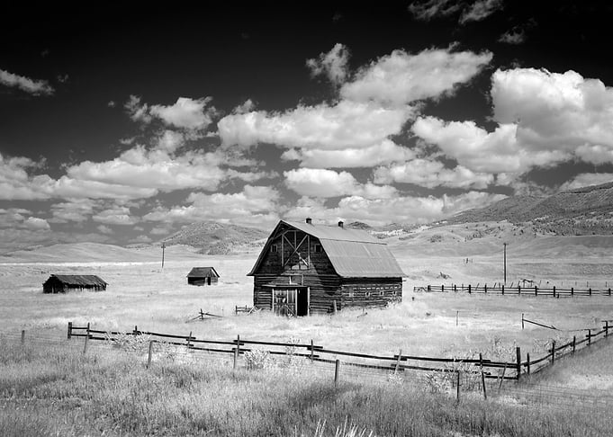 barn in rural Montana